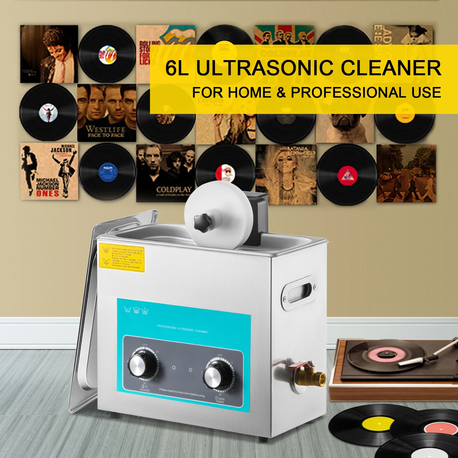 SIHAO 6L Vinyl Record Cleaner  - Vinyl Record Cleaner recension och pris