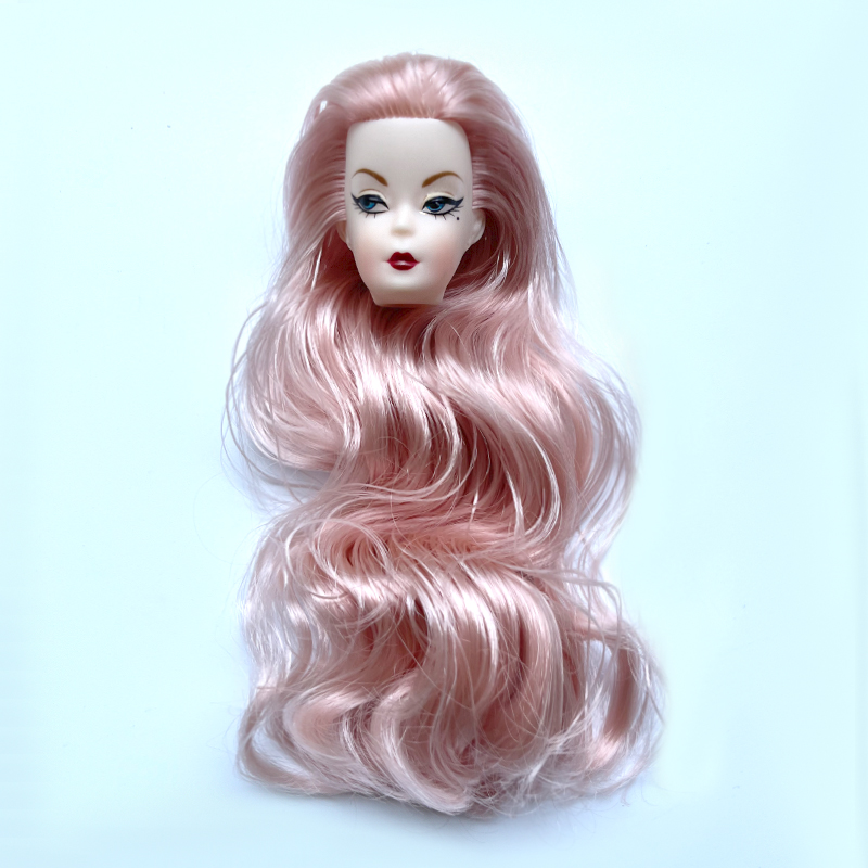 Blue Eye Wavy Curls Hair Doll  - Vintage Item recension och pris